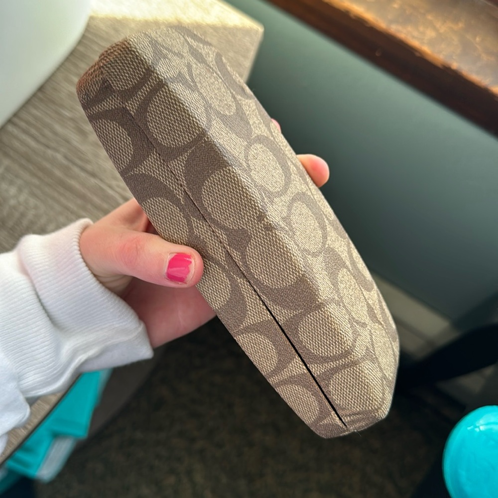 Coach glasses case